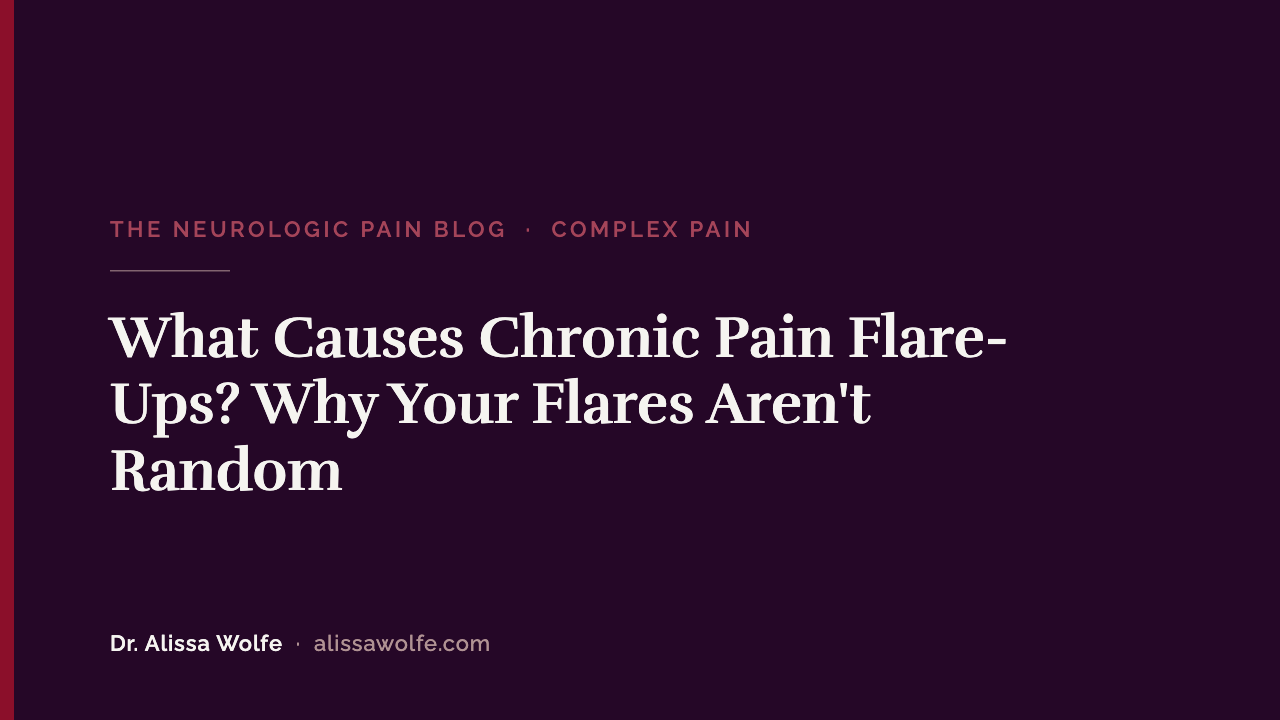 What Causes Chronic Pain Flare-Ups? Why Your Flares Aren't Random