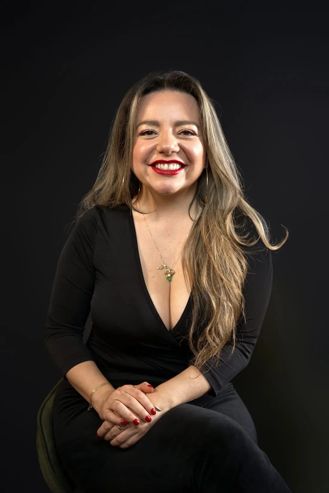 Laura Moreno en su estudio