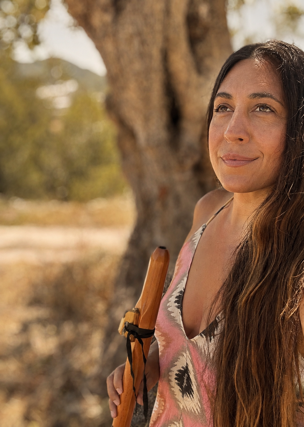 Amalia outdoors in warm natural light