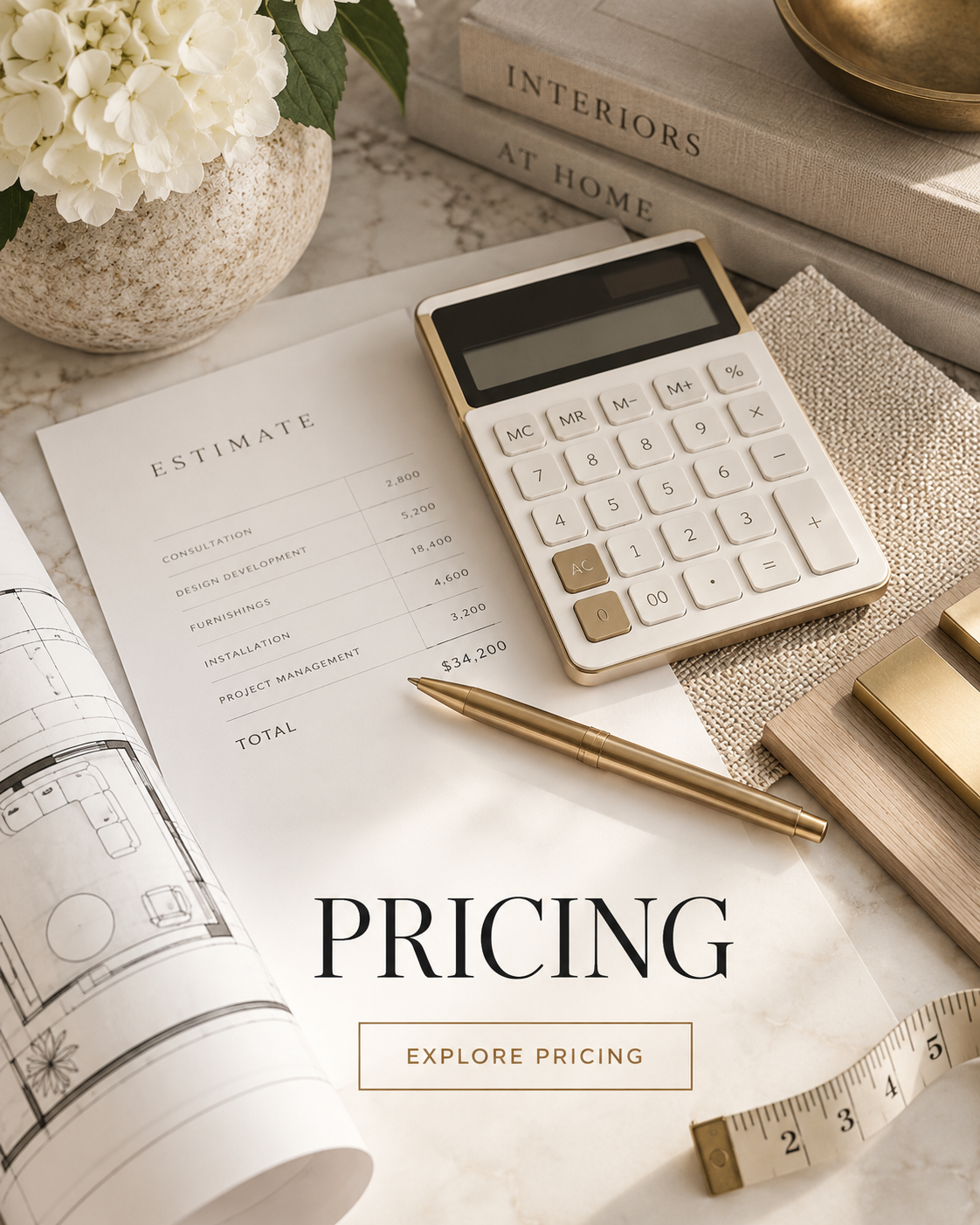 Pricing tools for interior designers