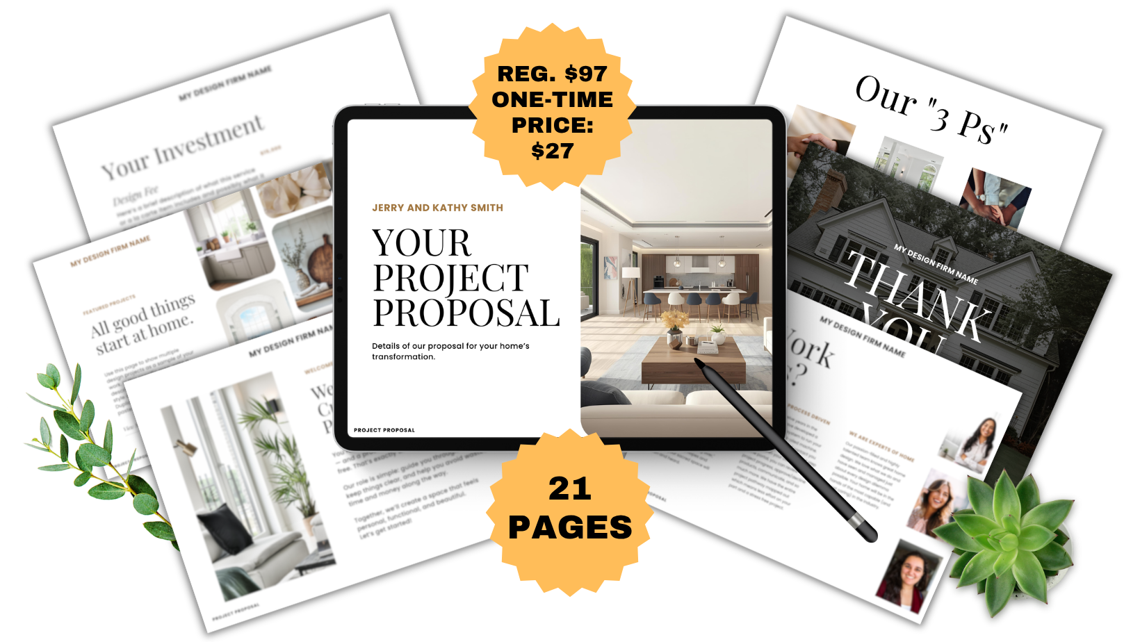 Client Proposal guide mockup