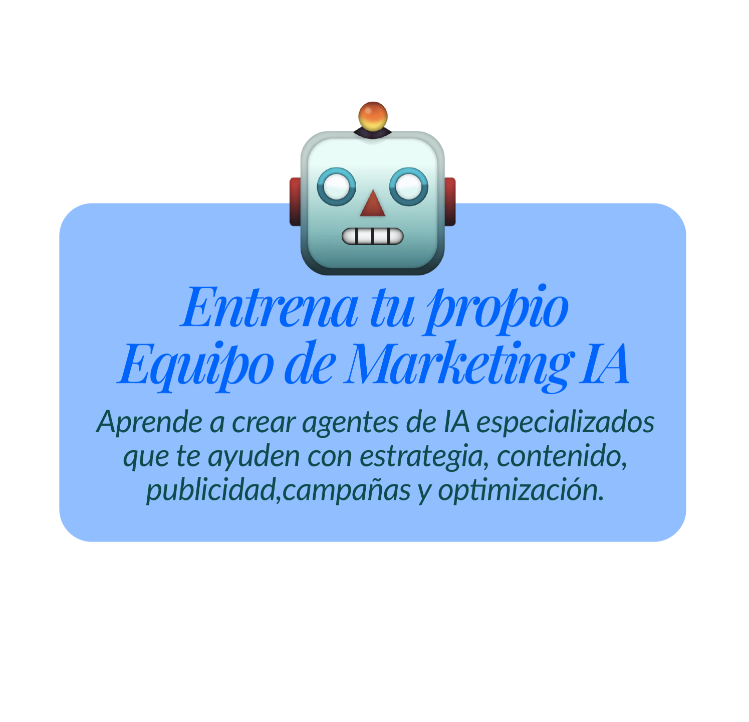 Entrena tu IA para tu negocio