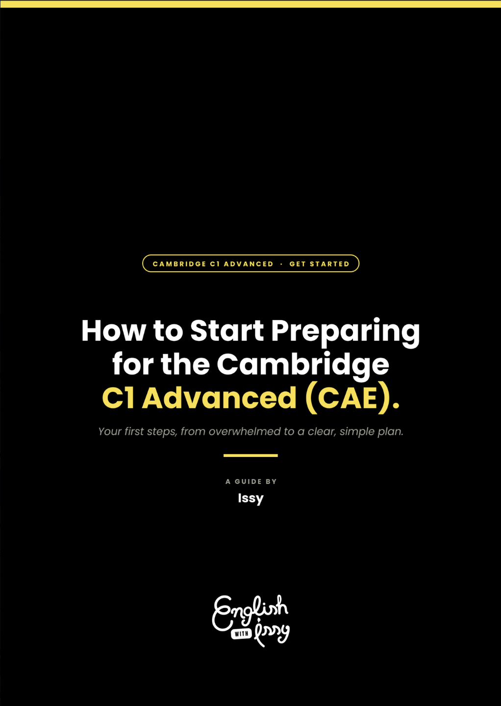 How to Start Preparing for C1 Advanced study plan PDF