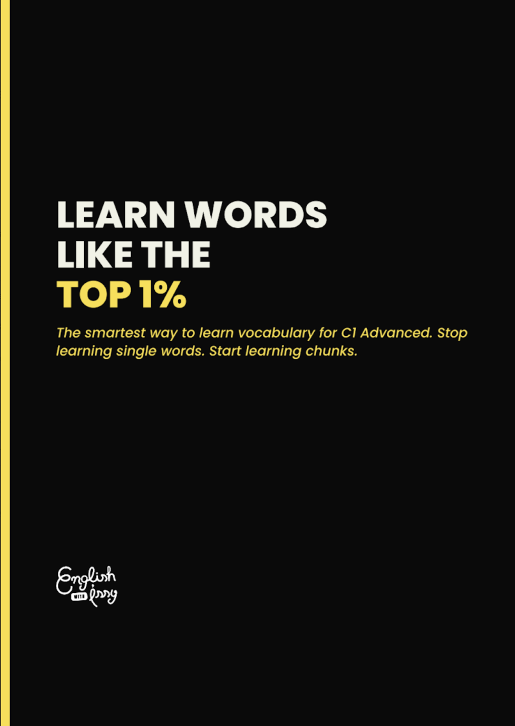 Learn Words Like the Top 1% vocabulary guide PDF