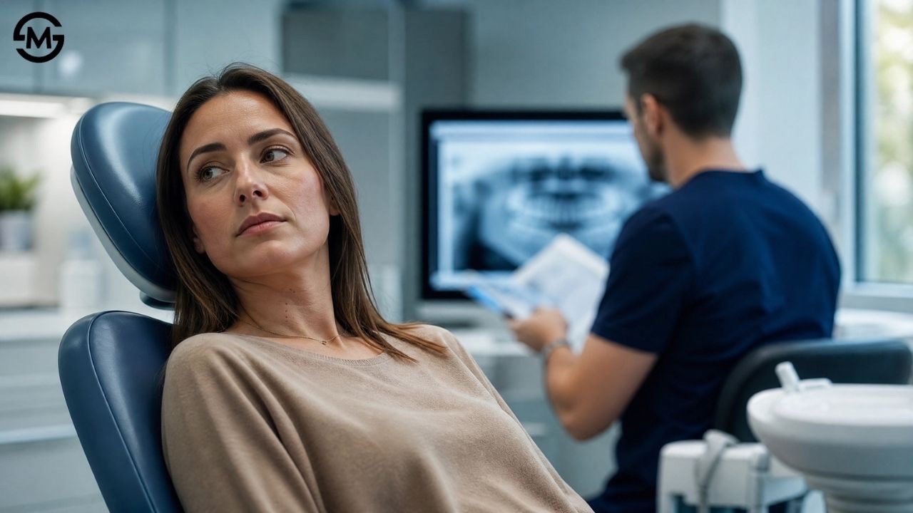 Dentist not listening to his patient
