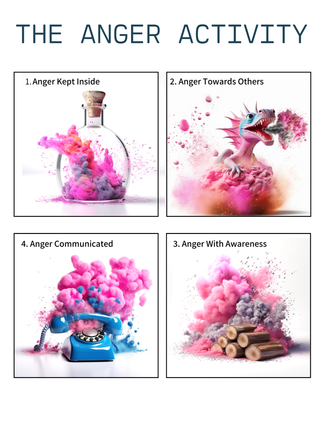 The Anger Spectrum Worksheet Activity