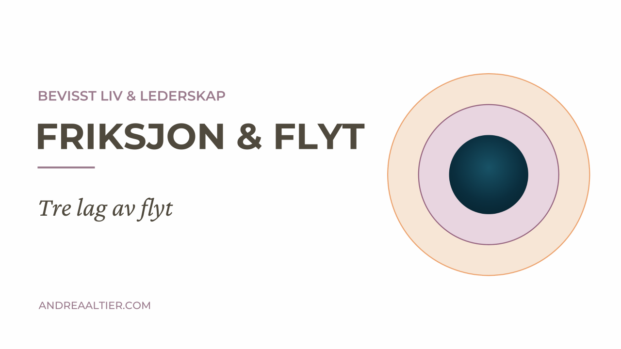 Friksjon & flyt: Tre lag av flyt, Bevisst Liv & Lederskap, Andrea Altier