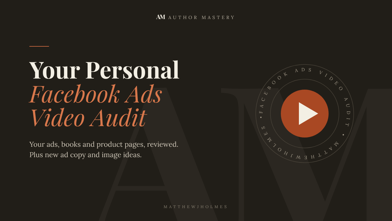 Your Personal Facebook Ads Video Audit