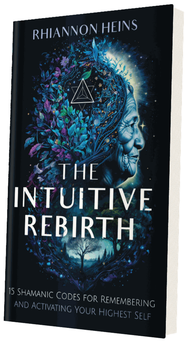The Intuitive Rebirth by Rhiannon Heins, book cover