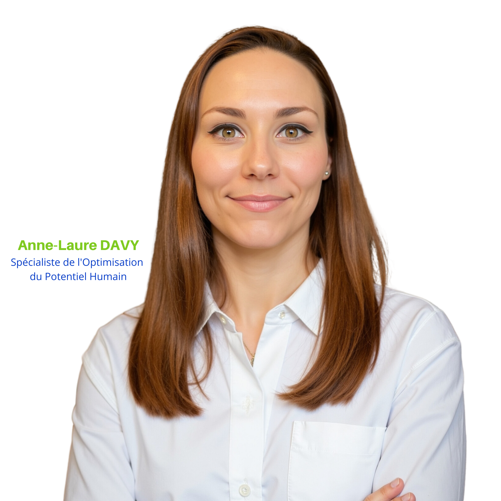 Portrait d'Anne-Laure DAVY Spécialiste de l'Optimisation du Potentiel Humain des 4 Consciences