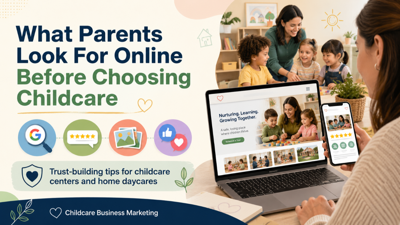 What Do Parents Look for Online Before Choosing a Childcare Program?