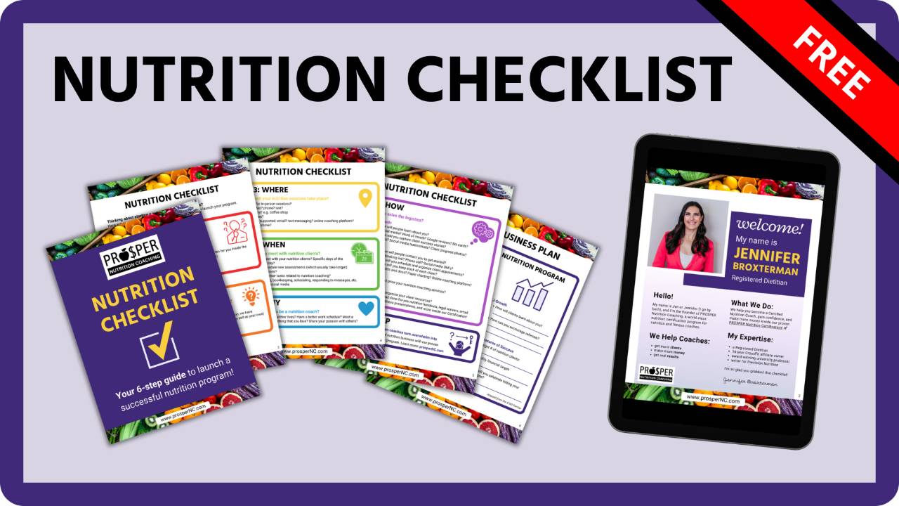 6-Step Nutrition Business Success Guide