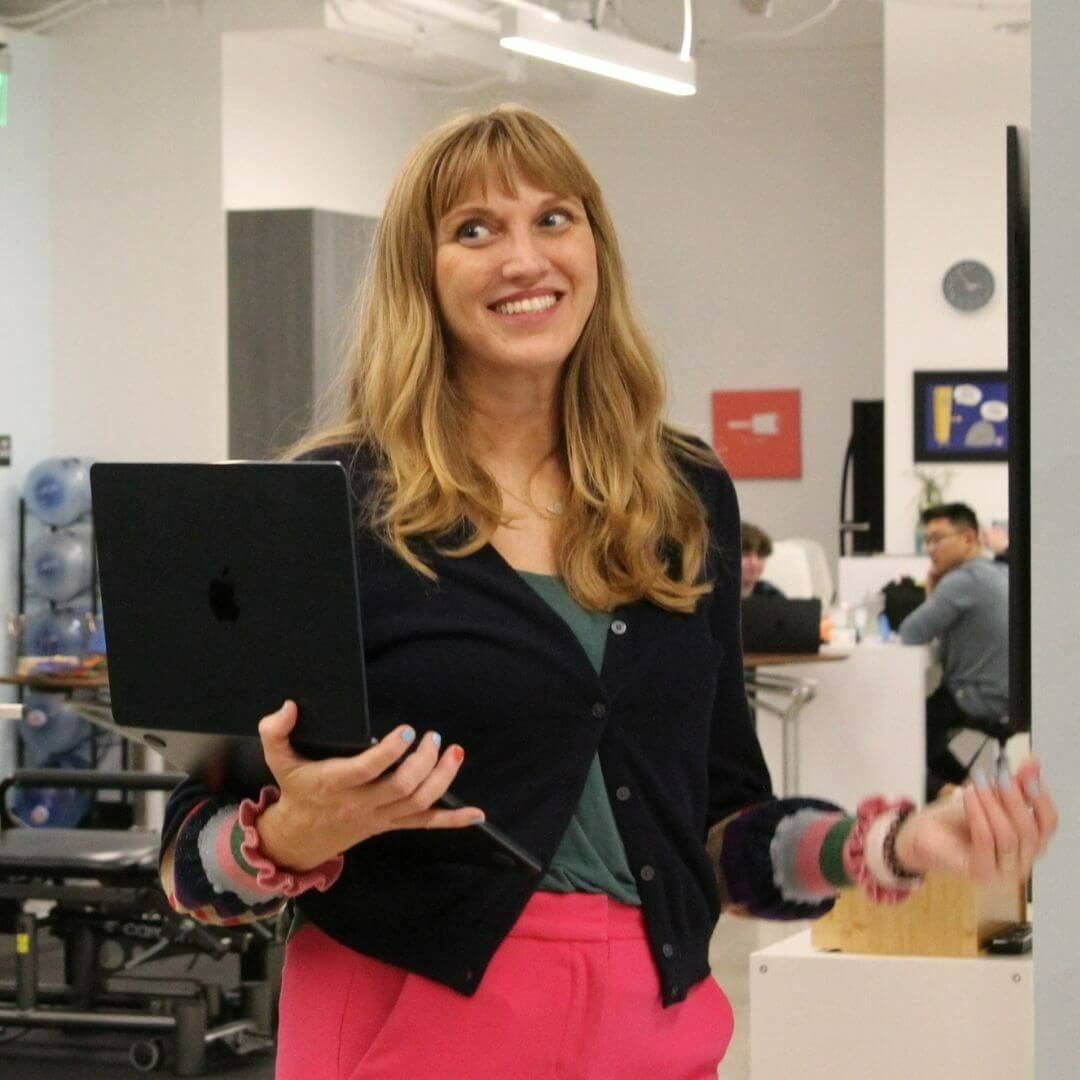 Julie Hershberg founder of re+active pt wellness and neurological physical therapist