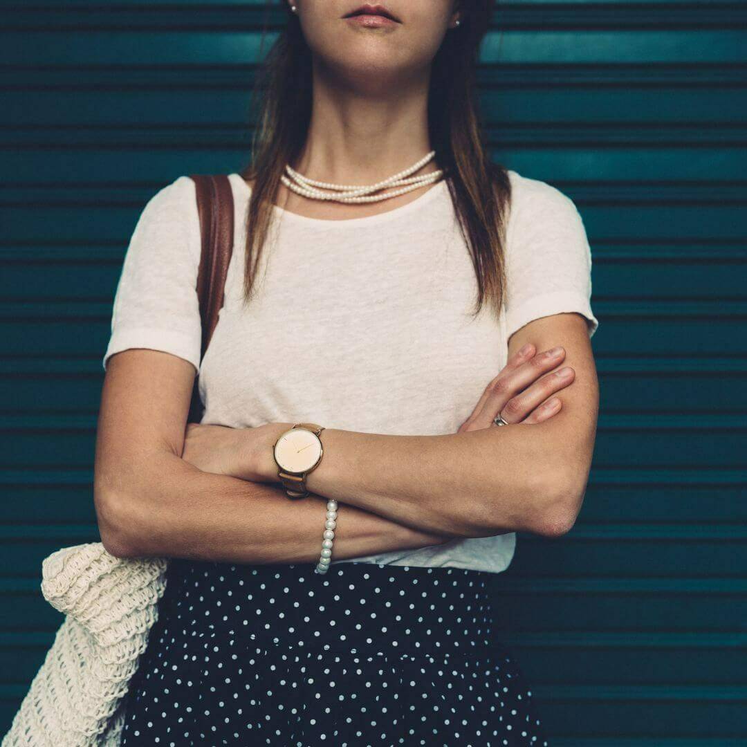 frustrated lady with FND diagnosis