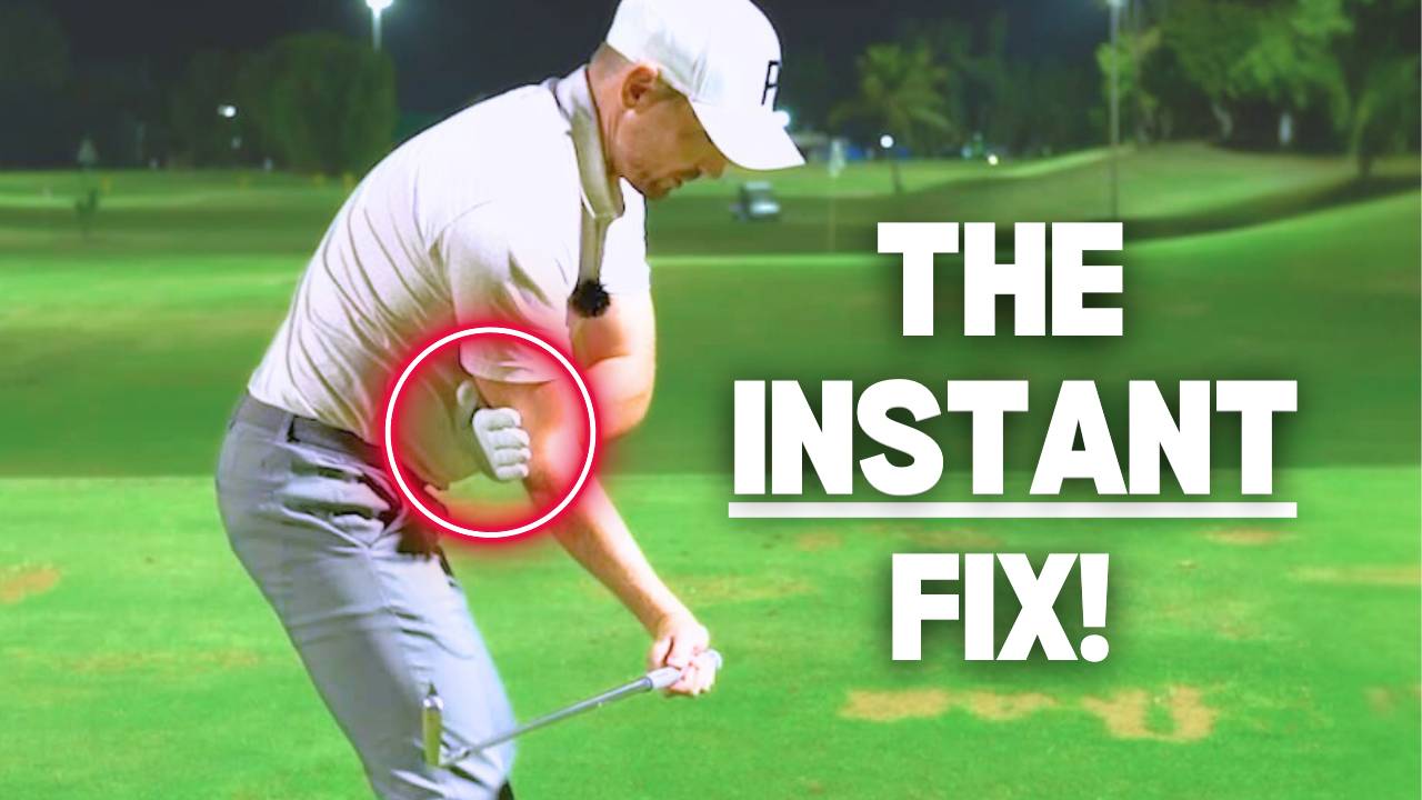 This Drill Fixes Standing Up in The Downswing for Good!