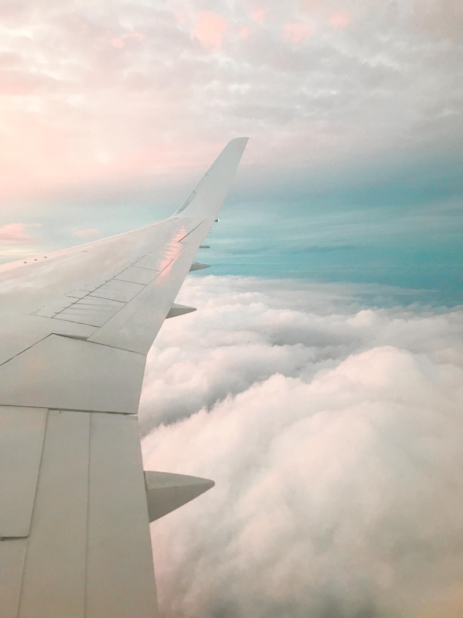 View from an airplane window