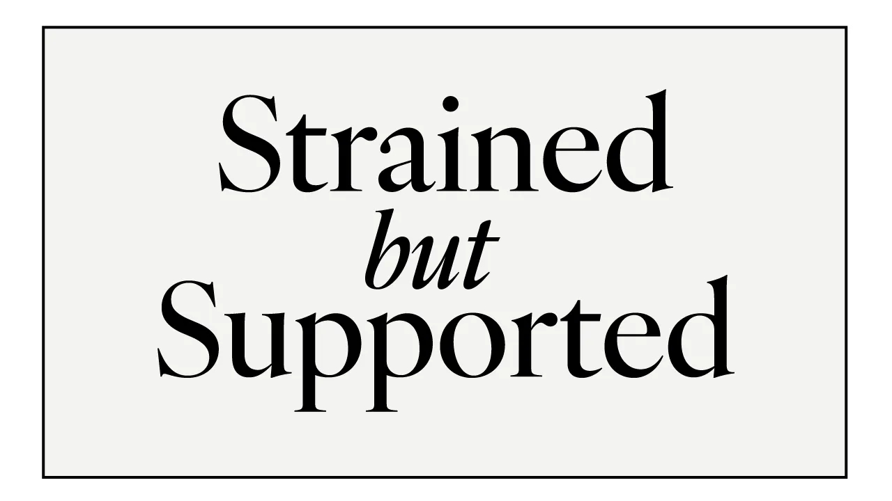 Strained but Supported