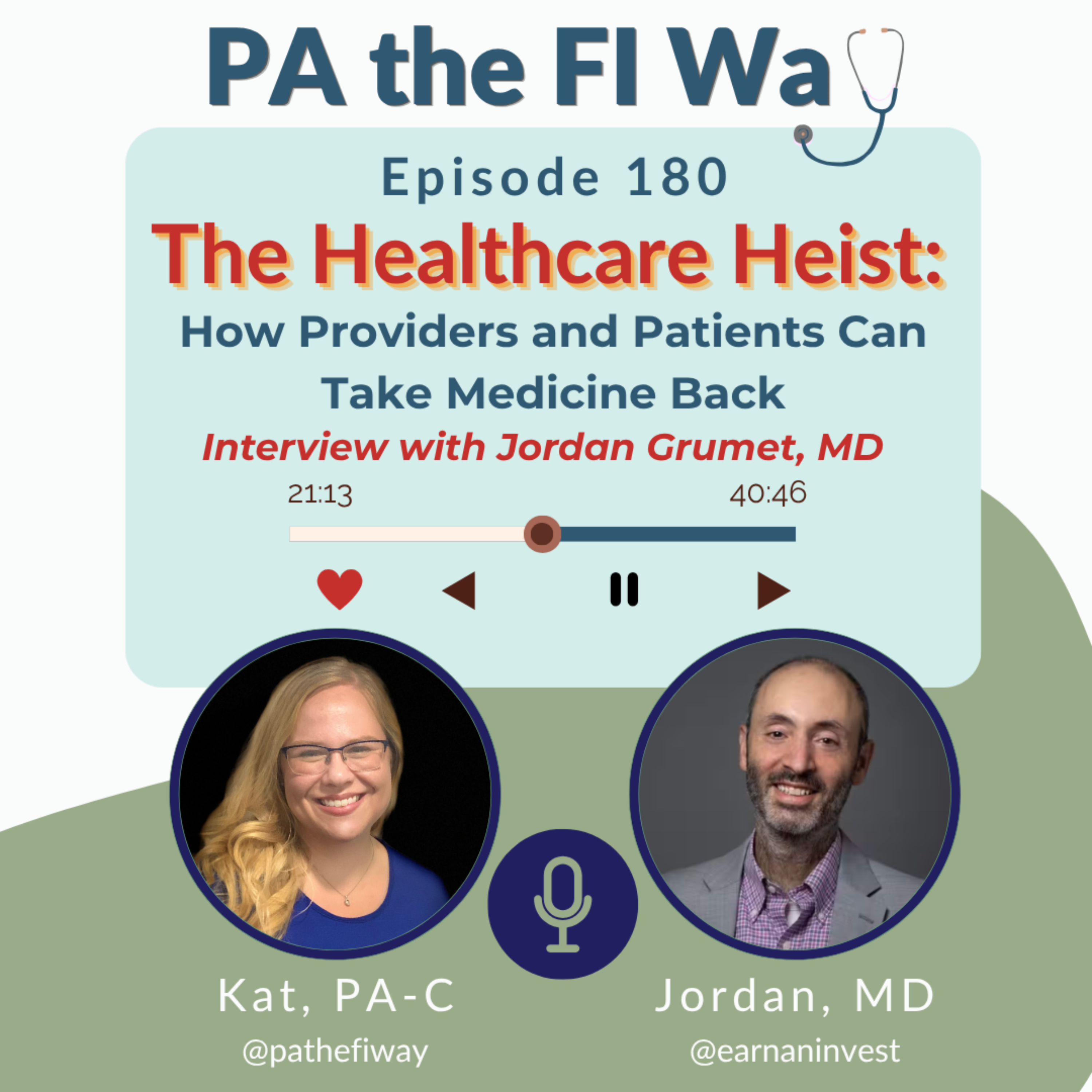 180 | The Healthcare Heist: How Providers and Patients Can Take Medicine Back with Jordan Grumet, MD episode artwork