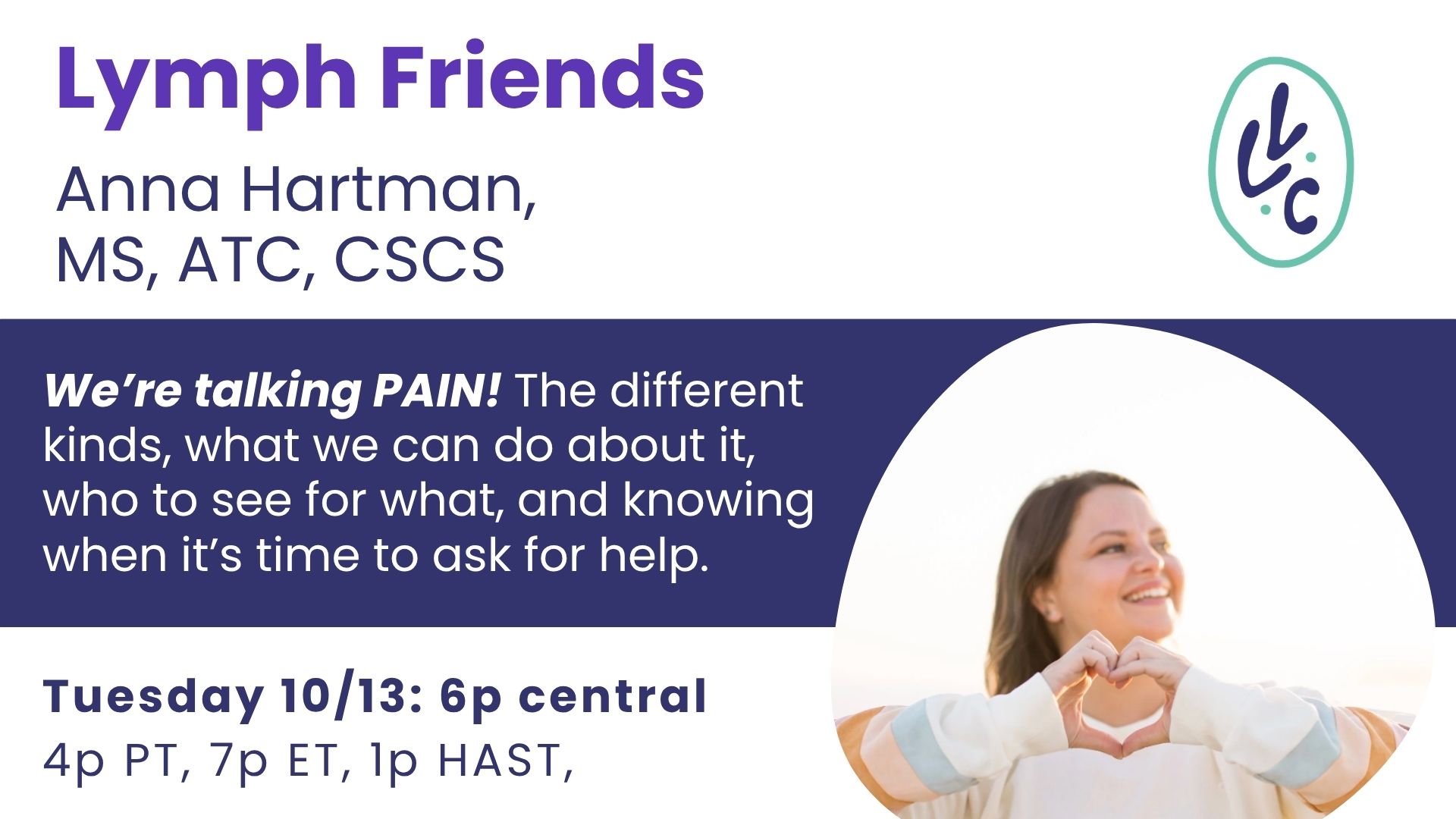 Guest Speaker | Anna Hartman, MS, ATC, CSCS