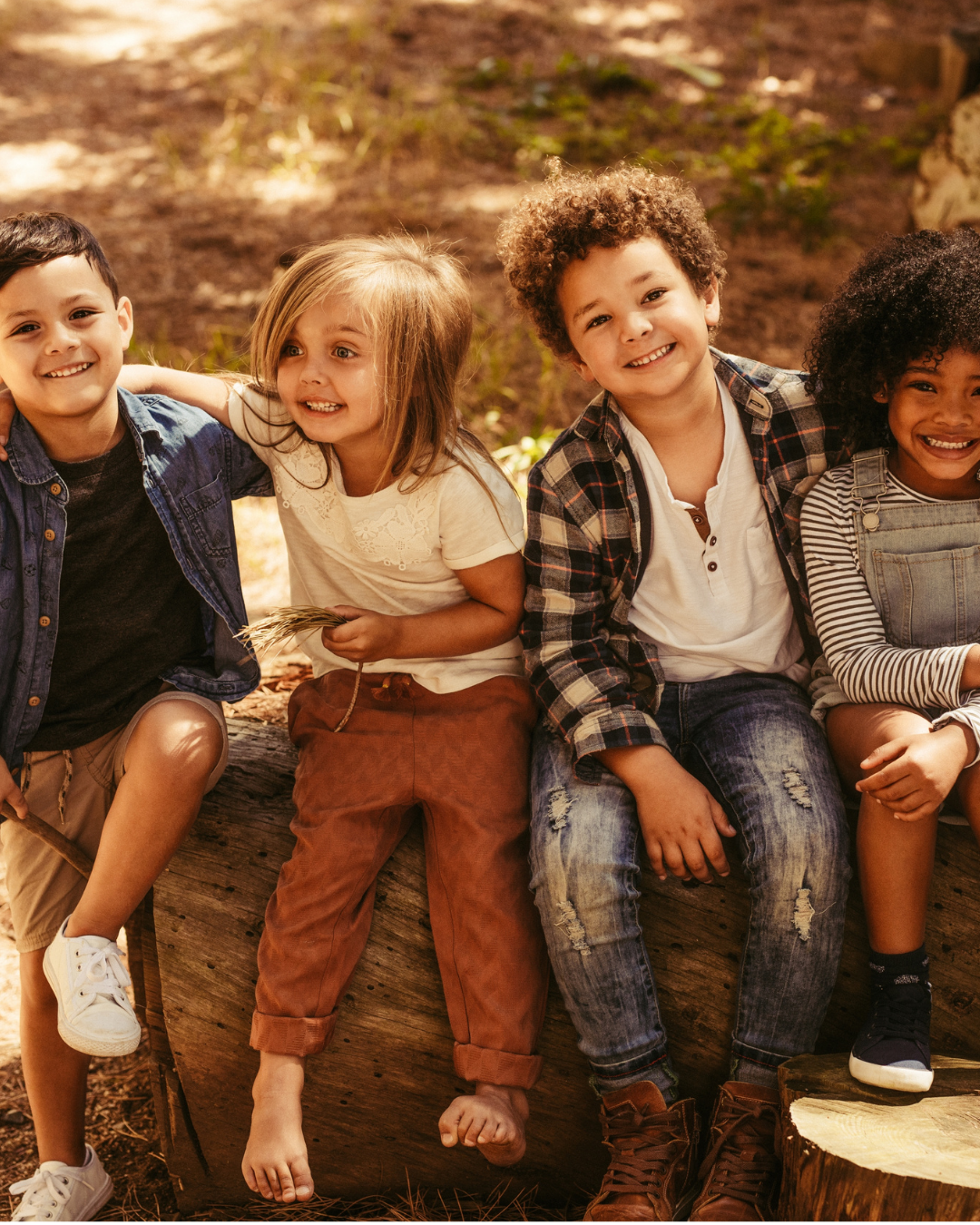 Kids playing outdoors