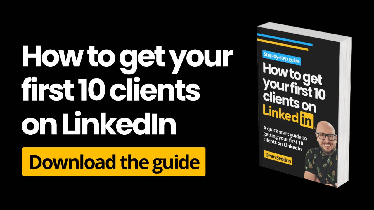 PDF: How to get your first 10 clients on LinkedIn