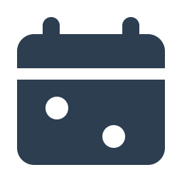 Calendar icon marking two coaching sessions each month.