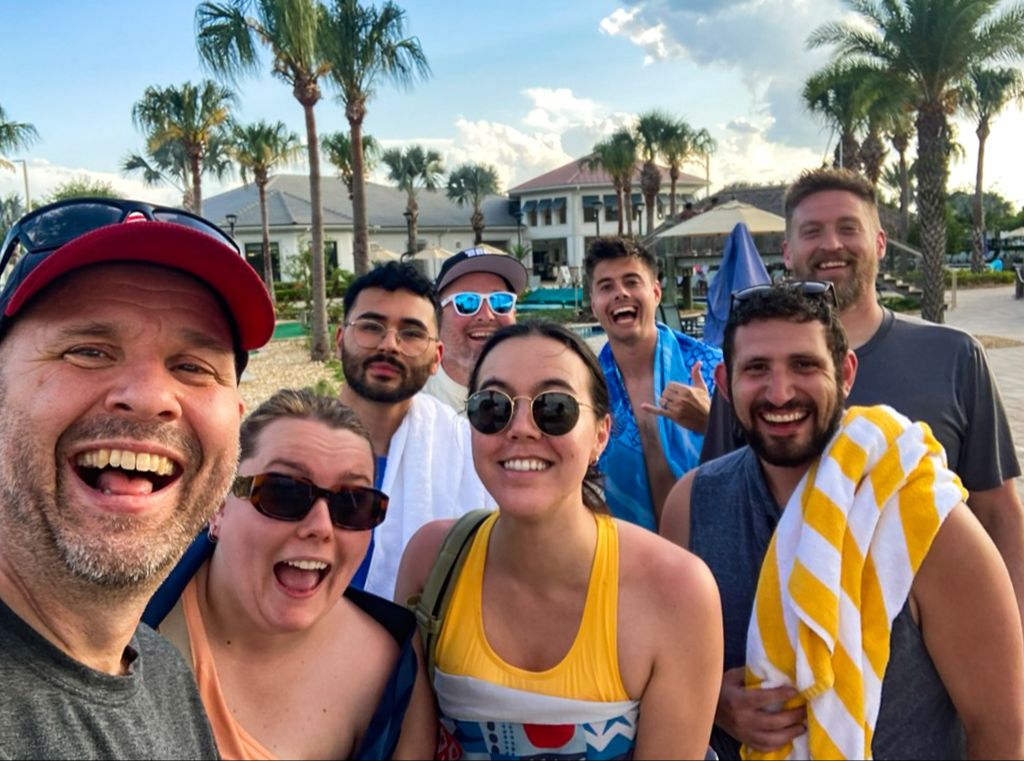  A group of NextGen pastors at their retreat.