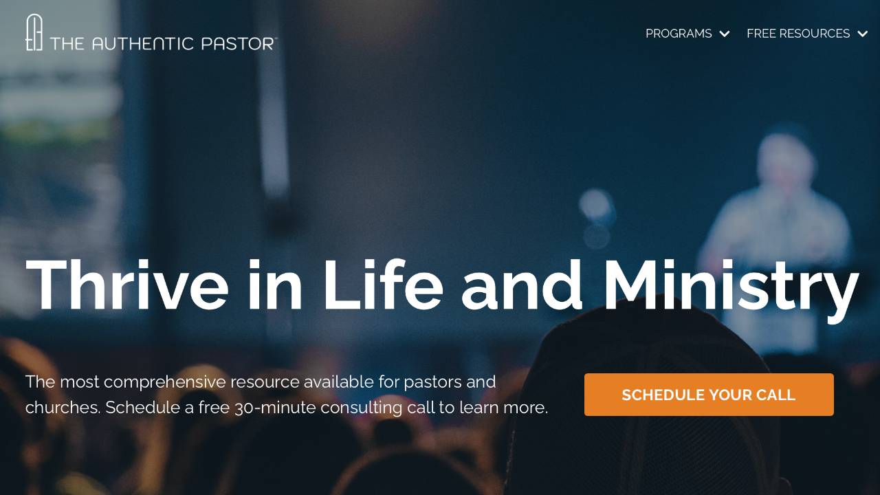 Pastor Course The Authentic Pastor | Online Course, Cohorts, & Coaching