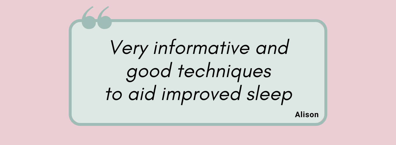 The Sleep Project client testimonials
