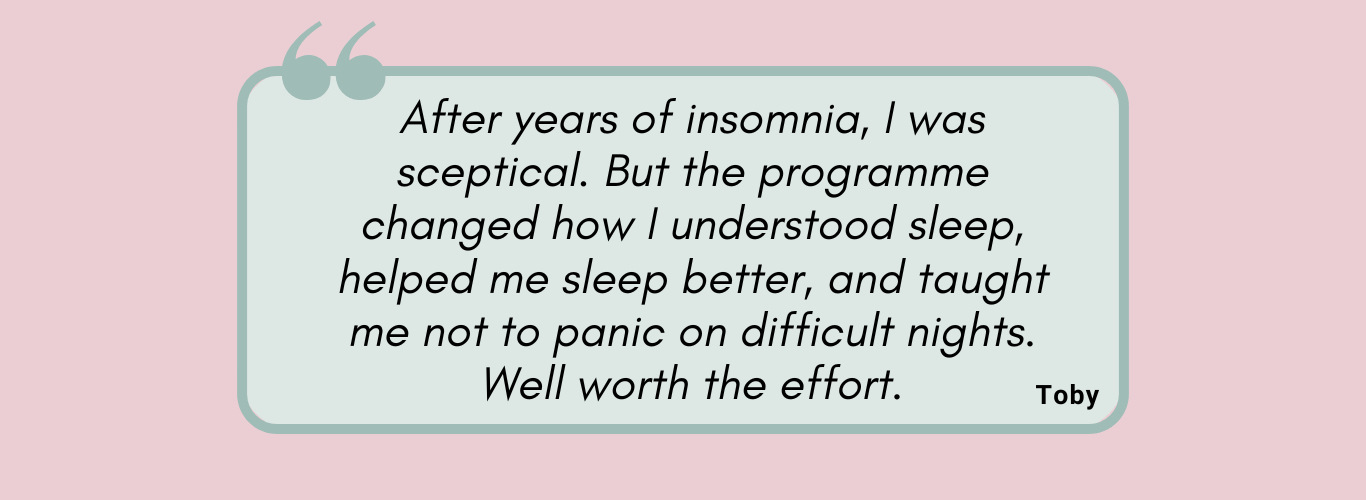 The Sleep Project client testimonials