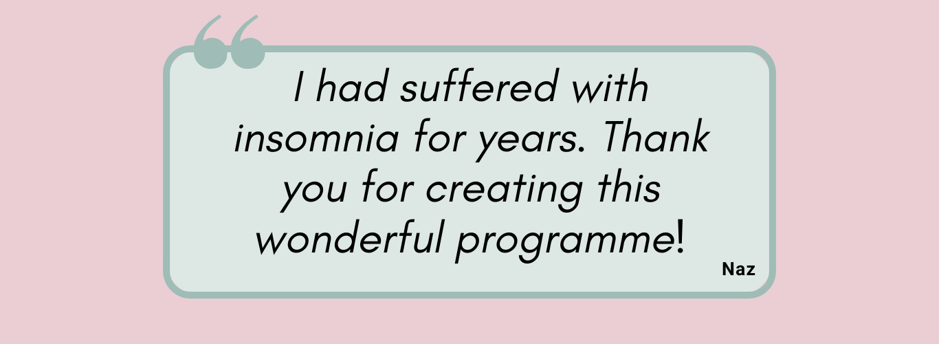 The Sleep Project client testimonials
