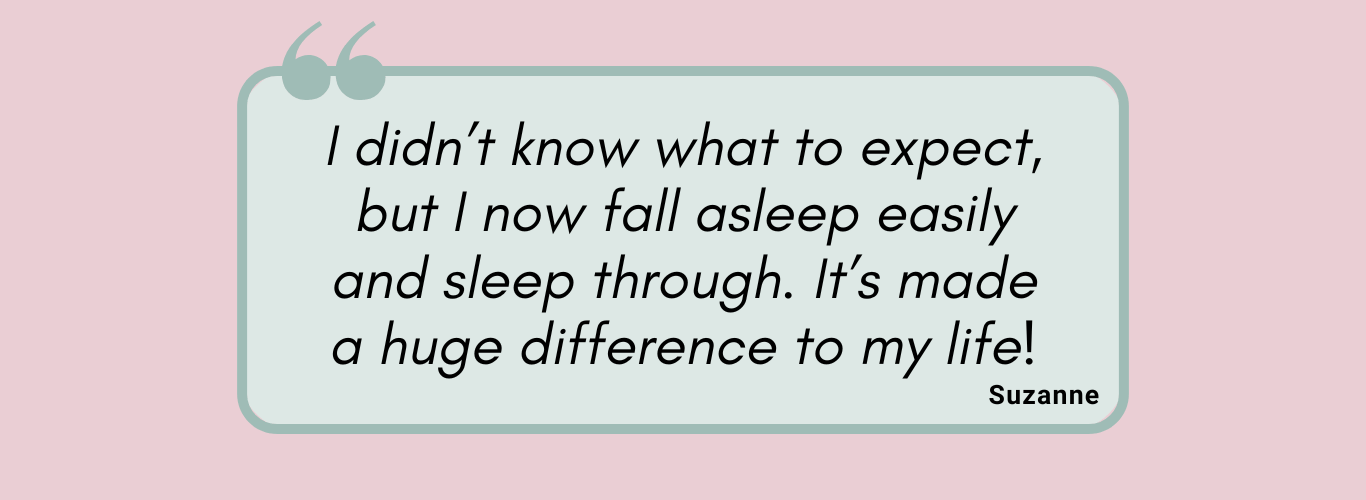 The Sleep Project client testimonials