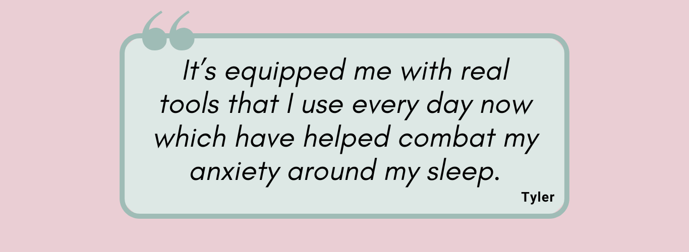 The Sleep Project client testimonials