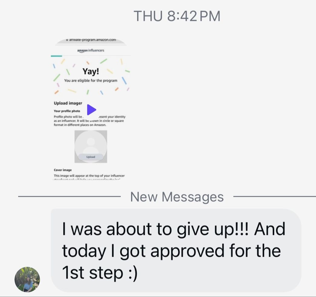 Approval screenshot