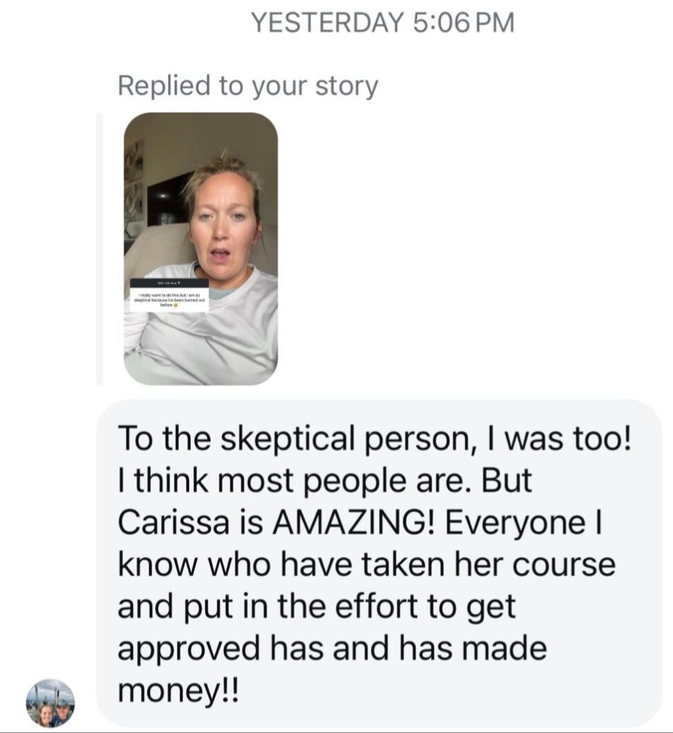 Student testimonial