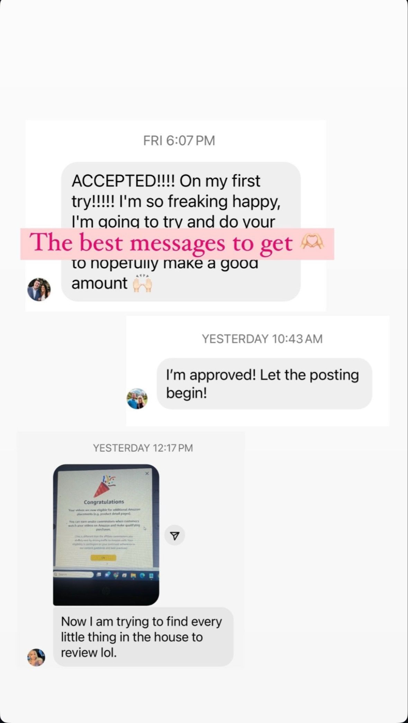 Approval screenshot