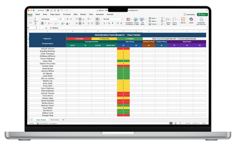 Bonus: Classroom Tracker Pack