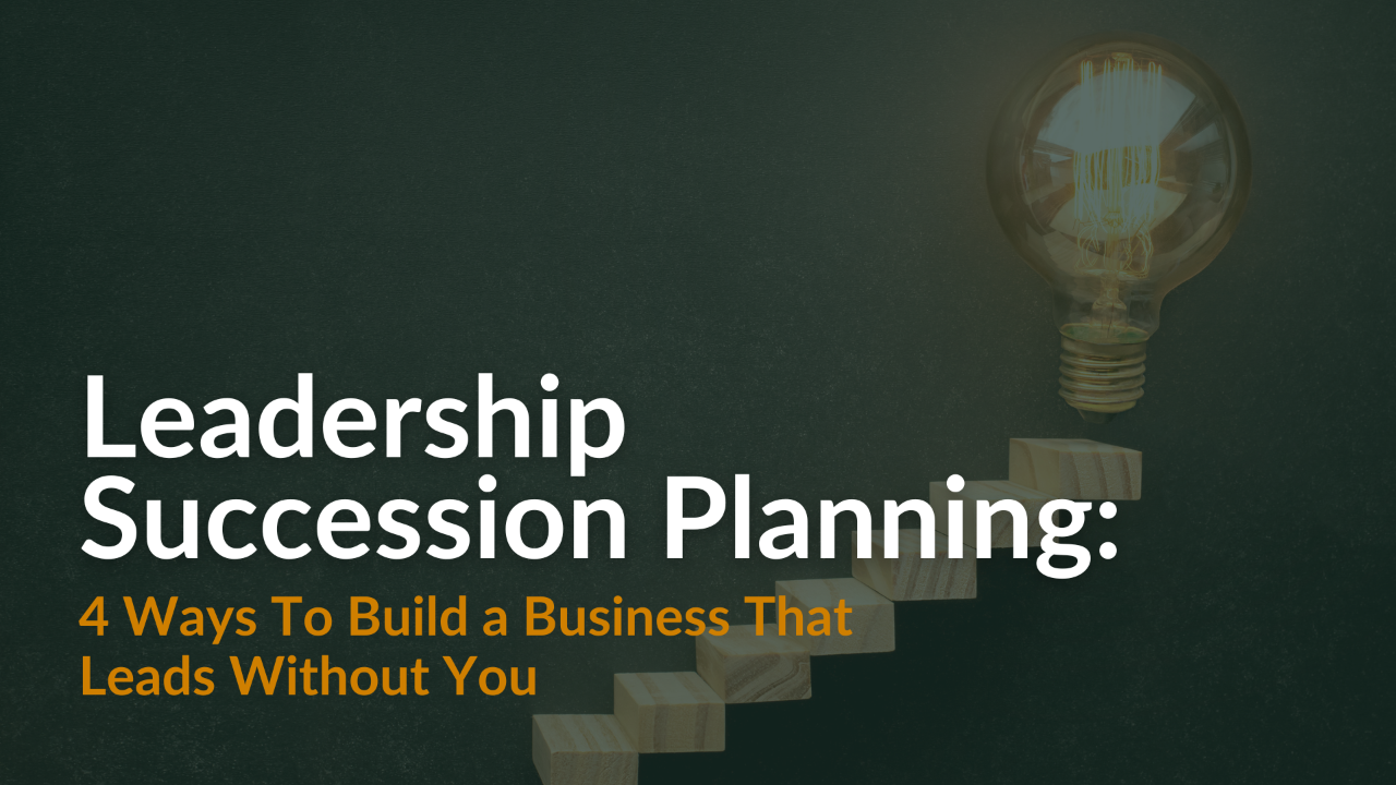 MDL Blog Image Showing Staircase With Lightbulb At the Top to Represent Leadership Succession Planning