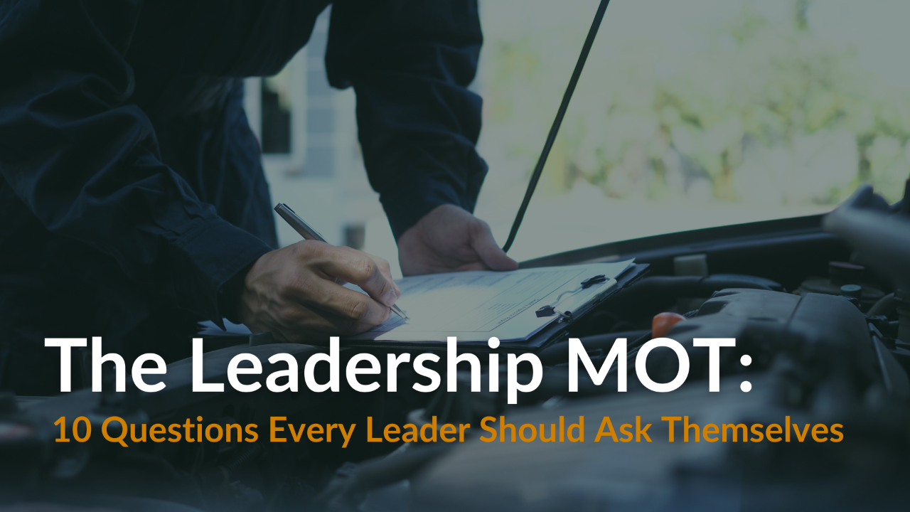 MDL Blog Image Showing Man Conducting M.O.T Under Bonnet of Car to Represent the Leadership M.O.T