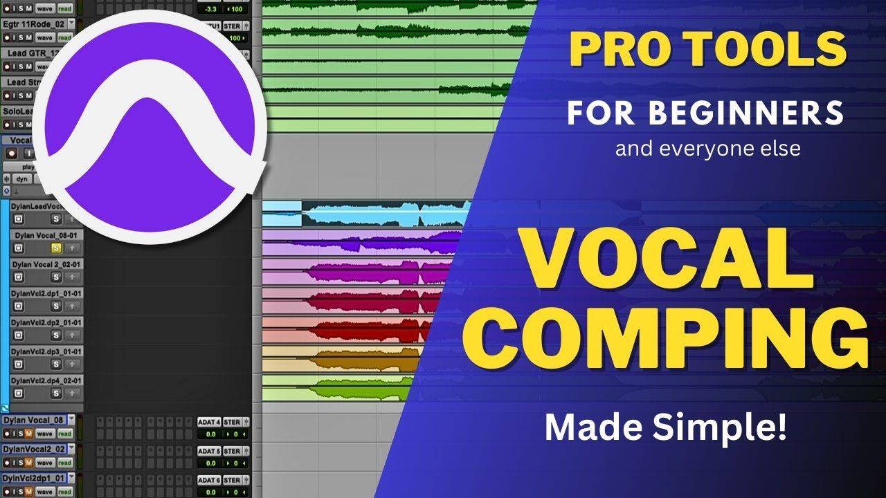 Pro Tools Tips for Beginners and Everyone else Vocal Comping