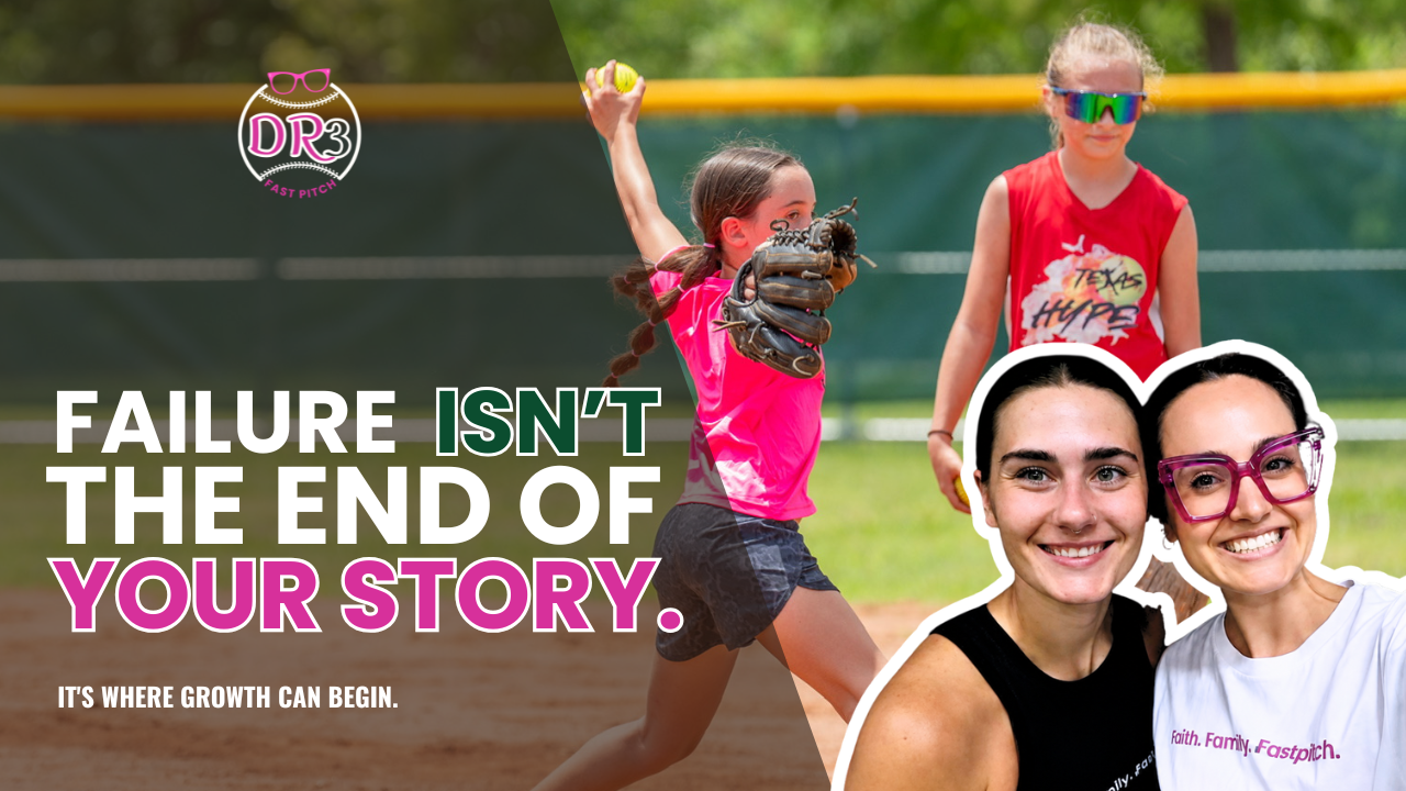 Young softball pitcher building resilience and confidence after a difficult game