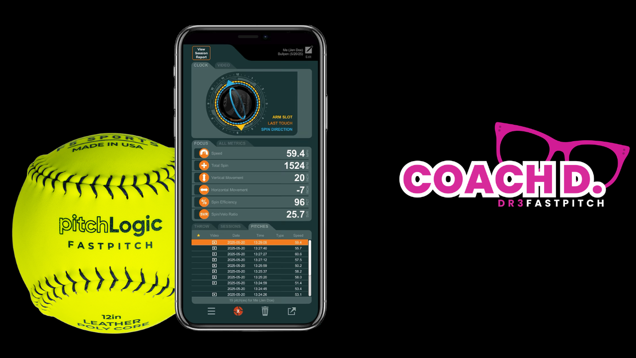 pitchLogic and DR3 Fastpitch