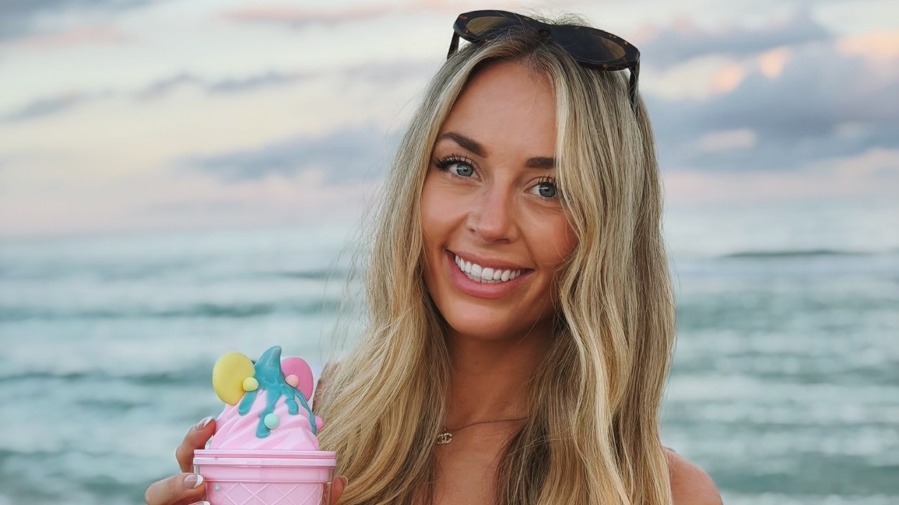 Brittany Arnason at the beach.