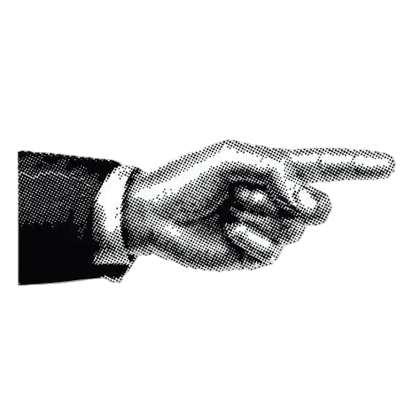 Hand pointing