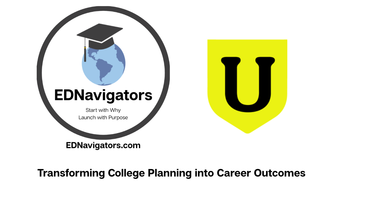 EDNavigators and PrepU partnership announcement: Transforming college planning into career outcomes.