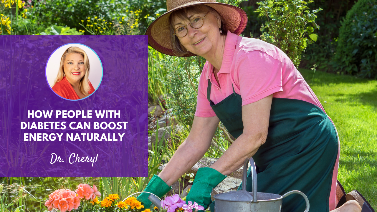 Professional woman practicing calming self-care habits to support energy, stress recovery, and blood sugar balance