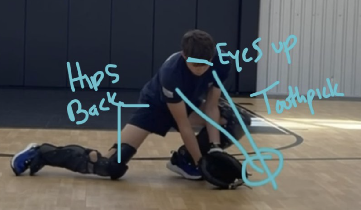 A CMS coach's detailed slow-motion blocking review