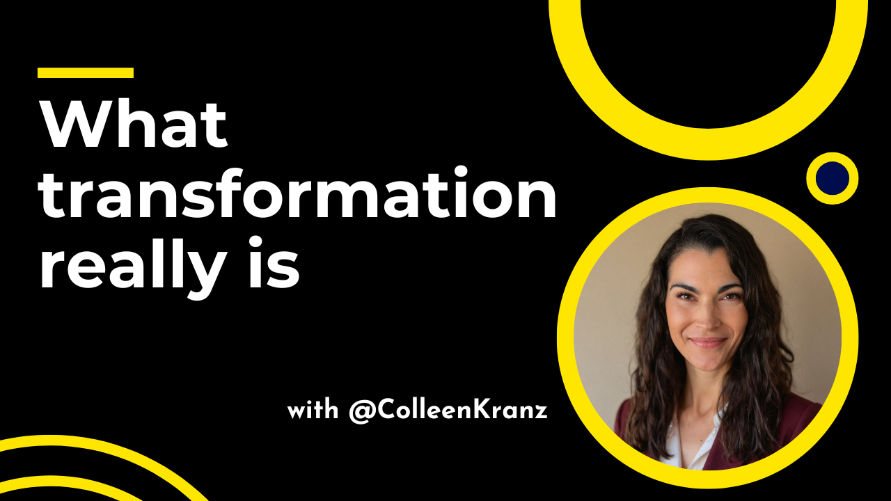 What transformation really is