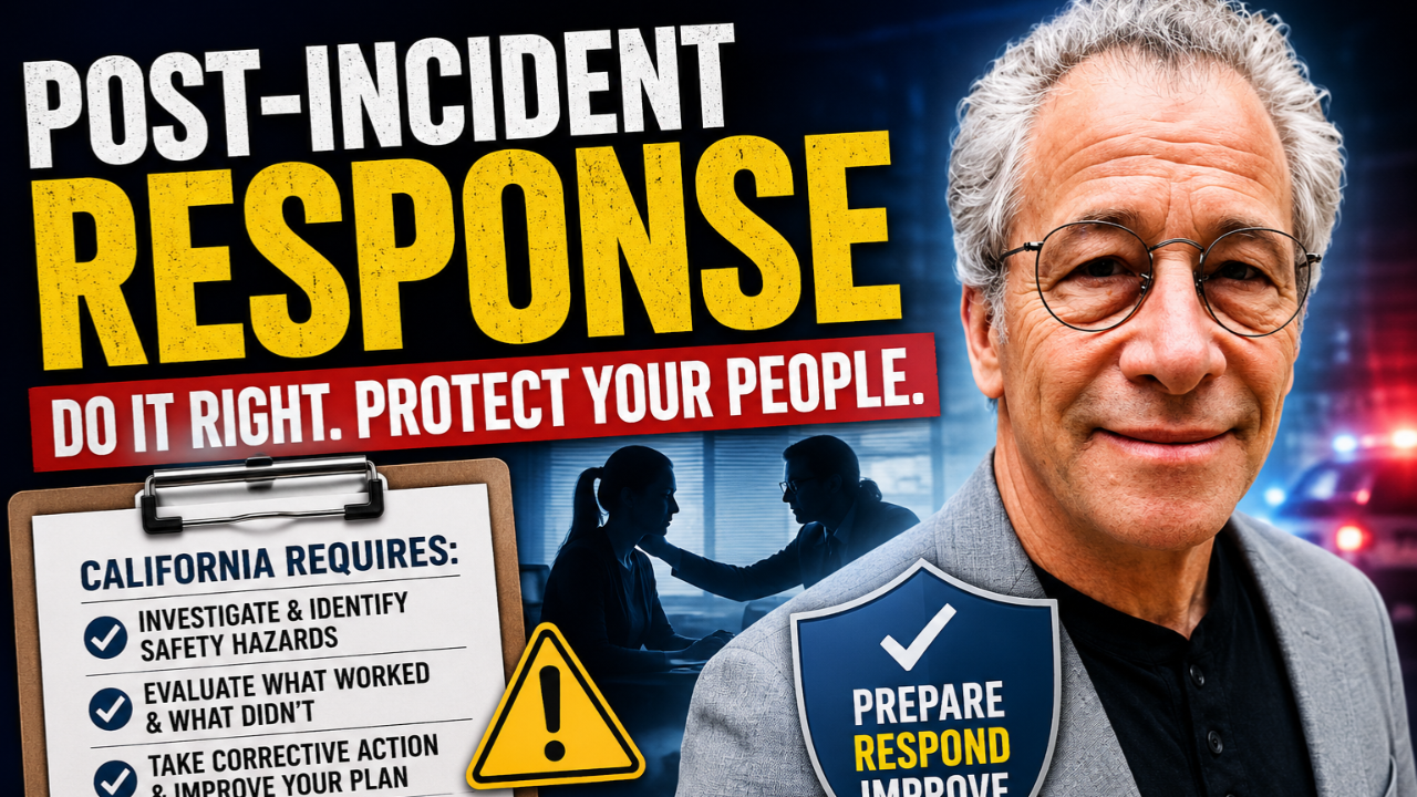 California requires you to have a multi-step post-incident response. Here's how to make it more effective and efficient.