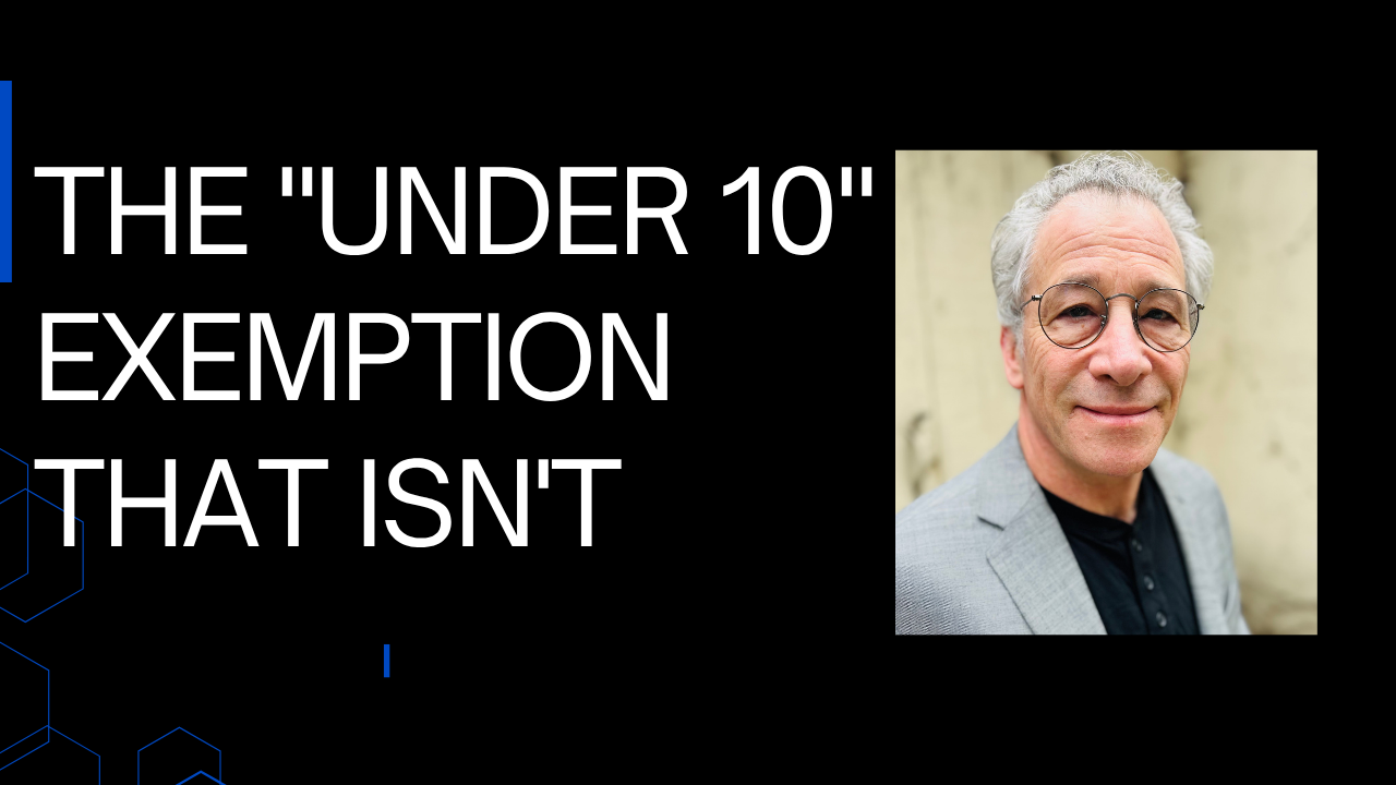 The under 10 workplace violence exemption that isn't